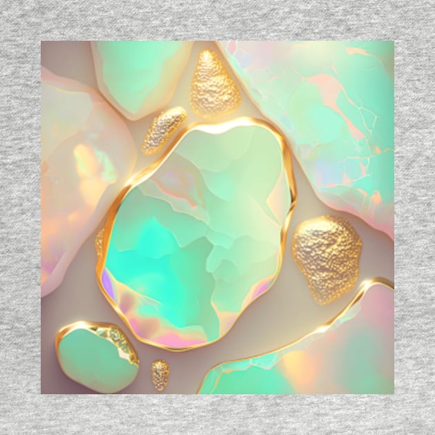 Gold opal gemstone by UniqueMe